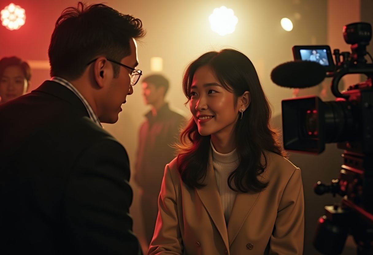 88吃瓜网 - 知名导演疑似出轨女二号，片场暧昧画面曝光